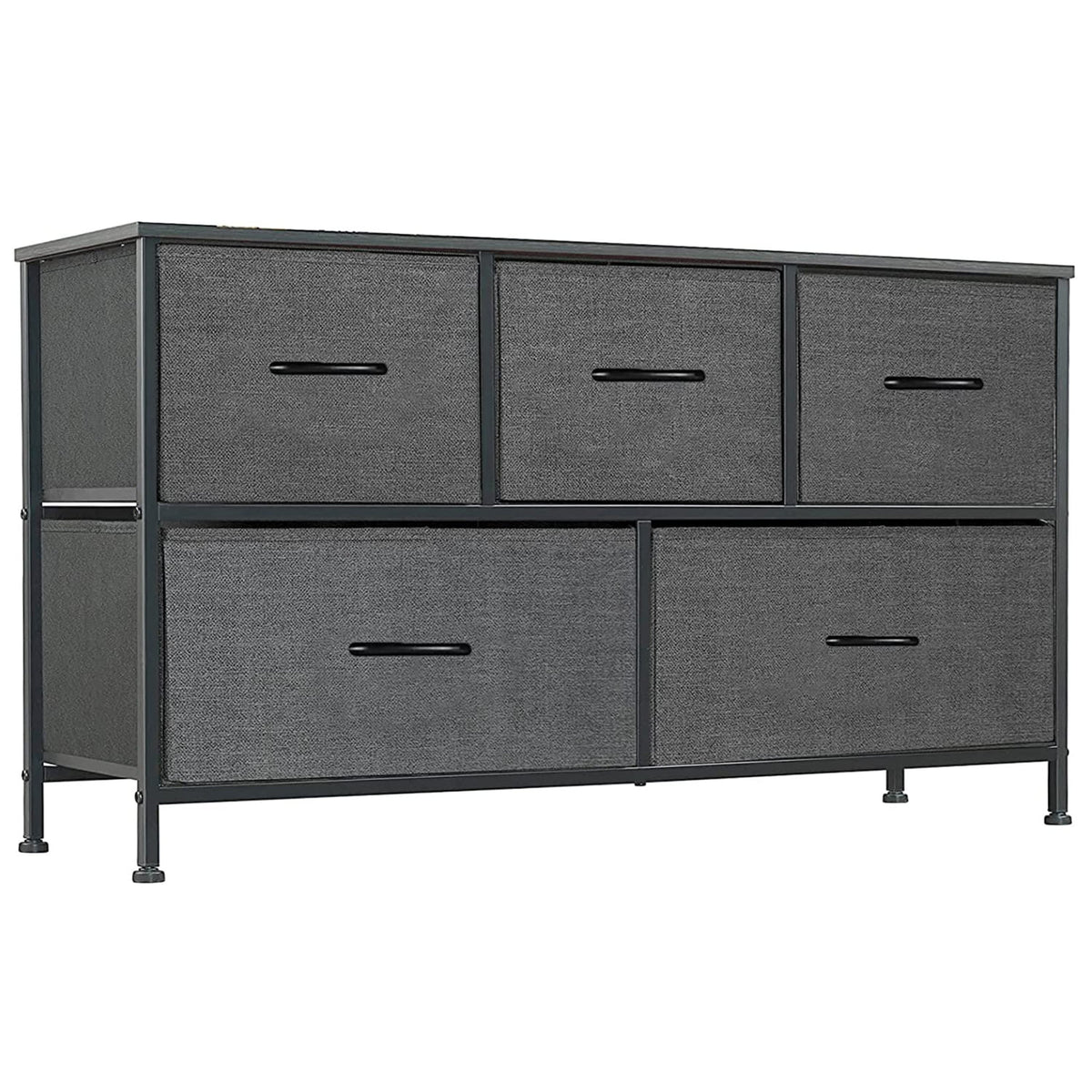 5 Drawer Fabric Dresser Storage Organizer L273169