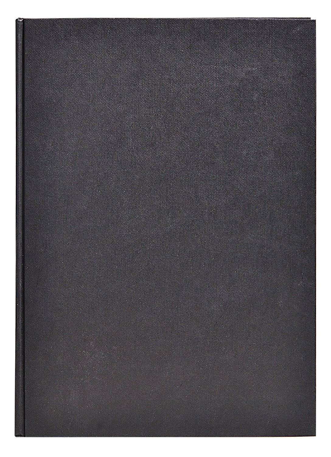 A4 140 G 64 White Sheets Black Cover Casebound Pad Y431
