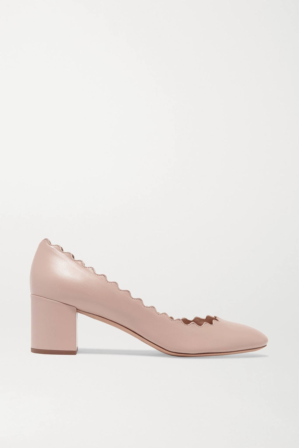 Pink Leather Pump N611