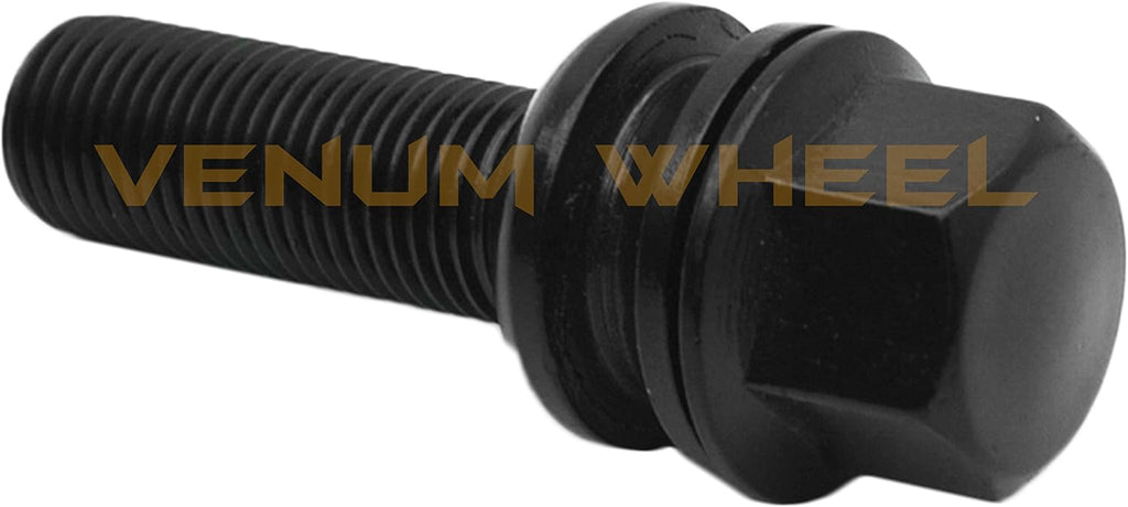 10 Pc Black Lug Bolts M14 X 1.5 R14943
