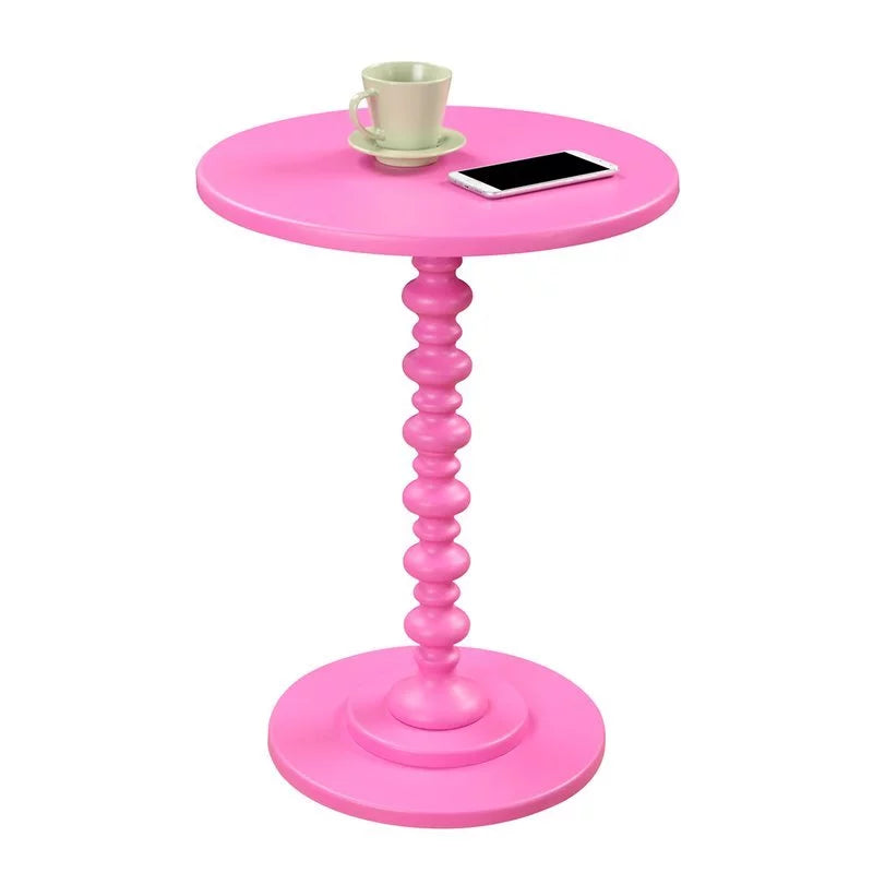 Pink Painted Spindle Table A478