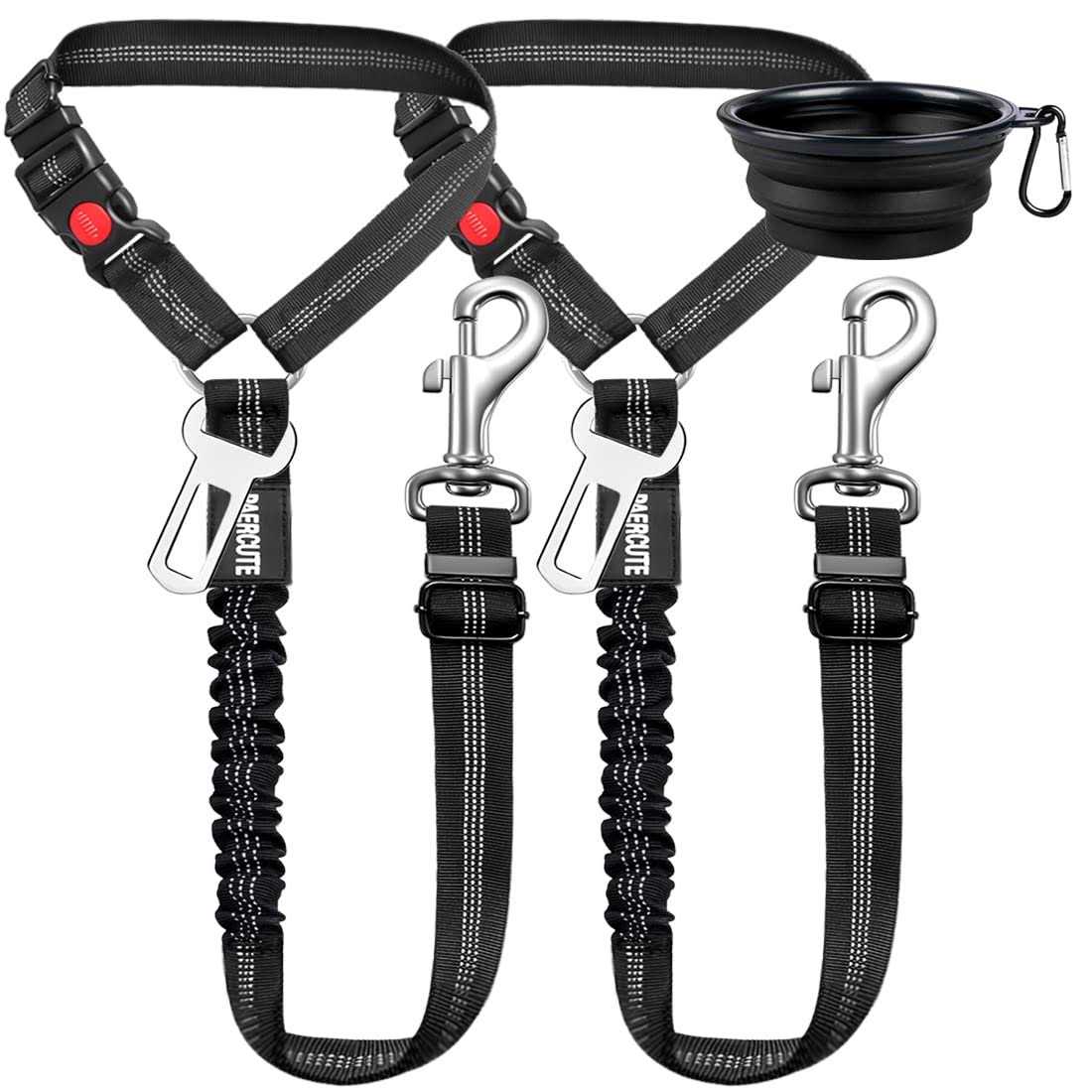 3 Piece Set Adjustable Dog Car Seat Belt K70060