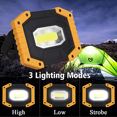 Rechargeable 2 Pack 30W 2000LM Portable Cordless Waterproof LED Work Light T86564