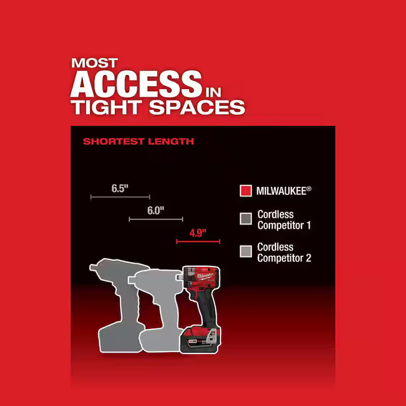 18V Brushless Cordless 1/2 in. Compact Impact Wrench G153