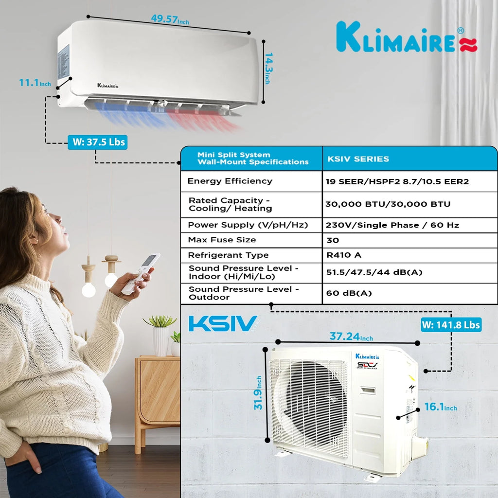 18,000 Btu 19 SEER2 Ductless Mini-Split Heat Pump Air Conditioner O418