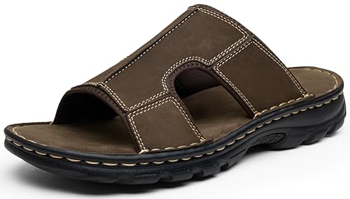 Leather Slip On Sandals L7433