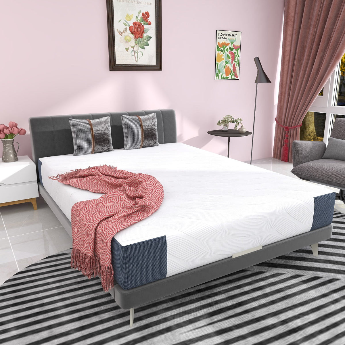 King Size Hybrid Memory Foam Mattress W720