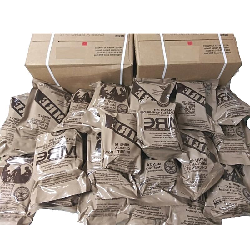 Military Meals Ready to Eat 24 Full Food Packs Rations T6505