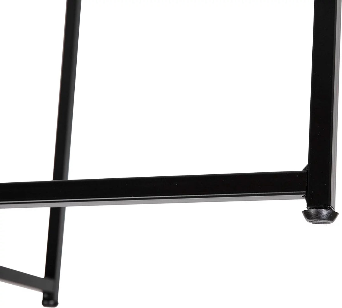 Modern Coffee Table with Black Metal Frame S2651