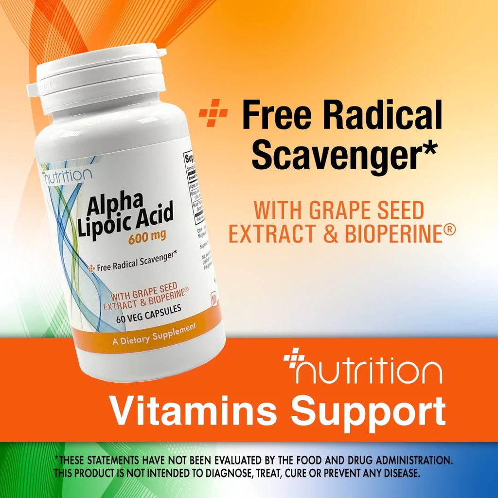 Alpha Lipoic Acid 600 mg Veg Capsules Y710250