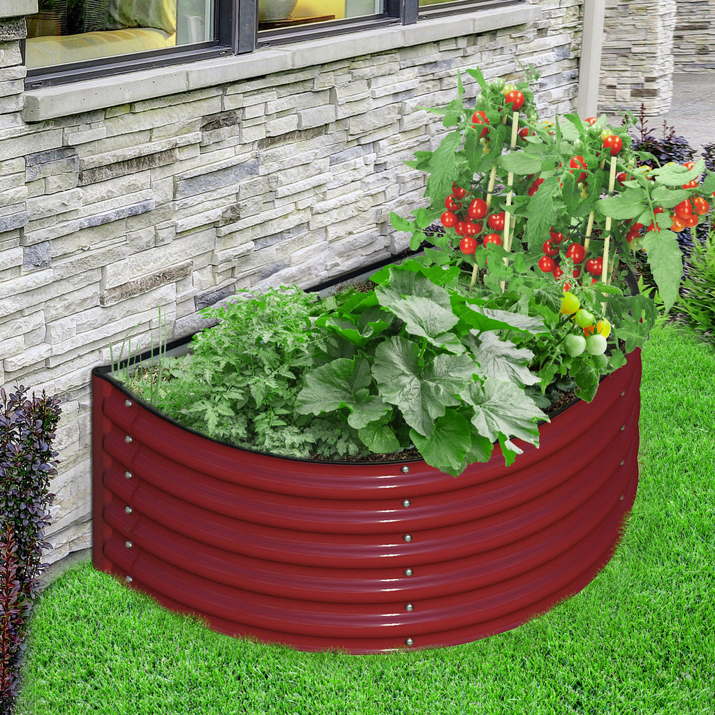 17 Tall Semi-circle Raised Garden Bed R89915