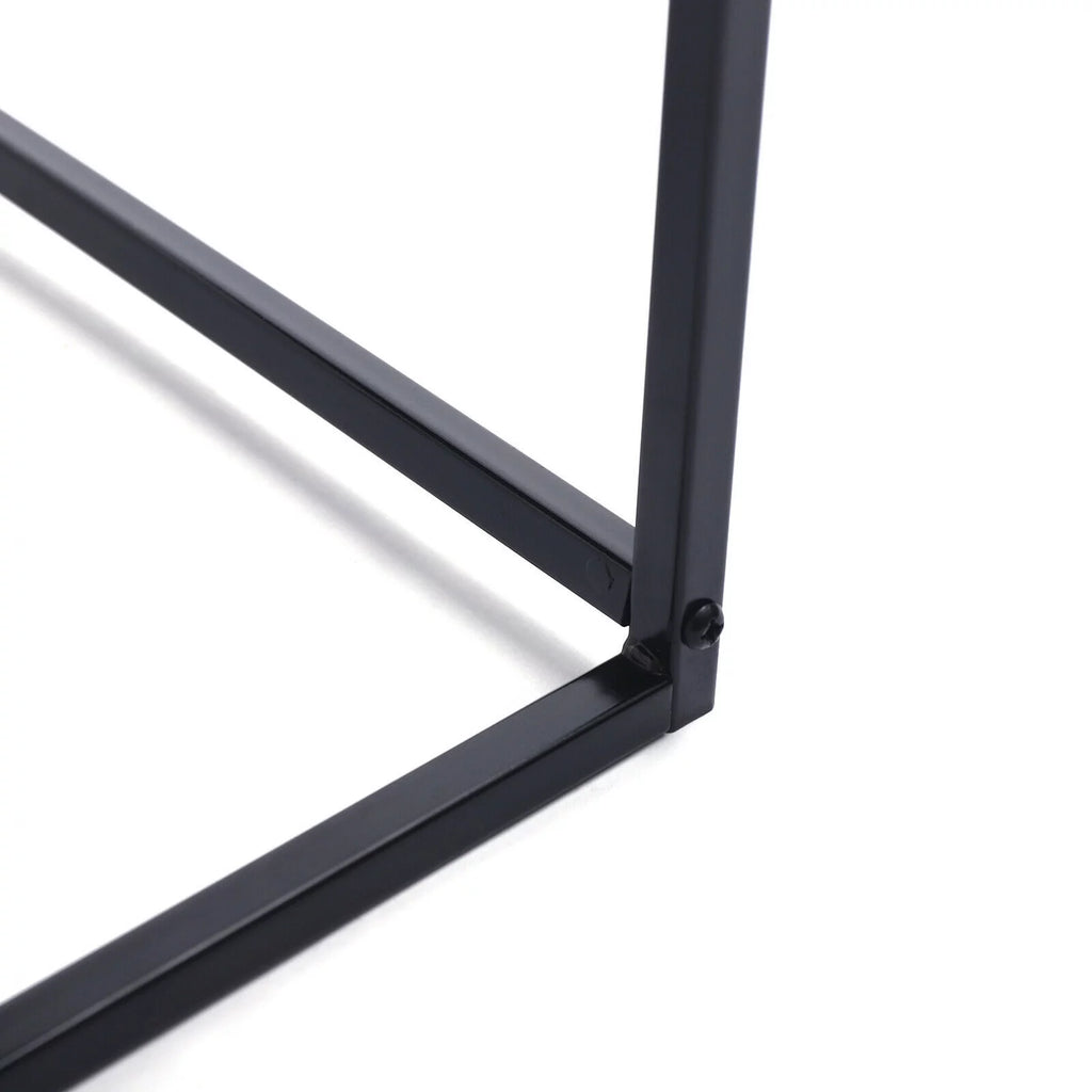 2pcs Black Metal Side Table G951294