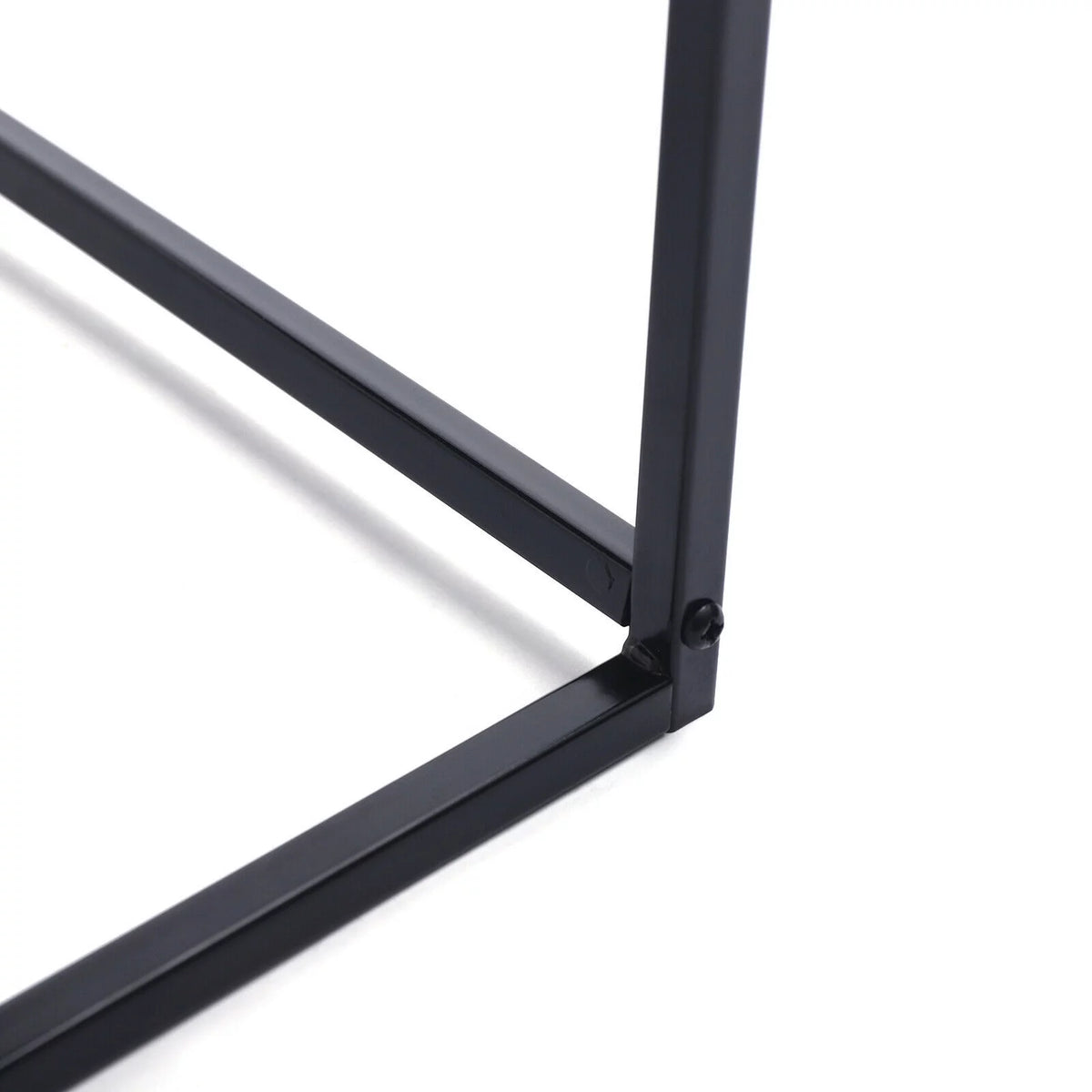 2pcs Black Metal Side Table G951294