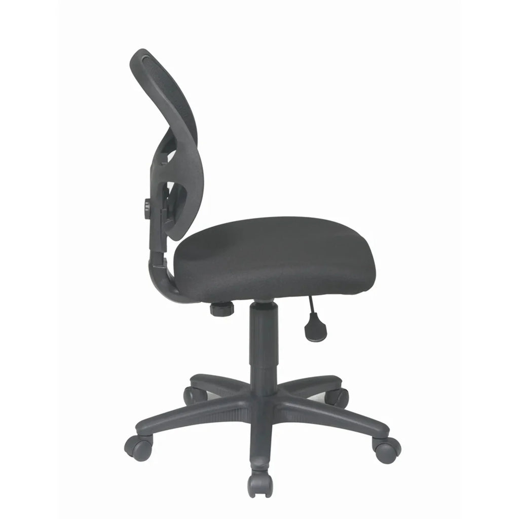 Mesh Screen Back Task Chair with Fabric Seat R195