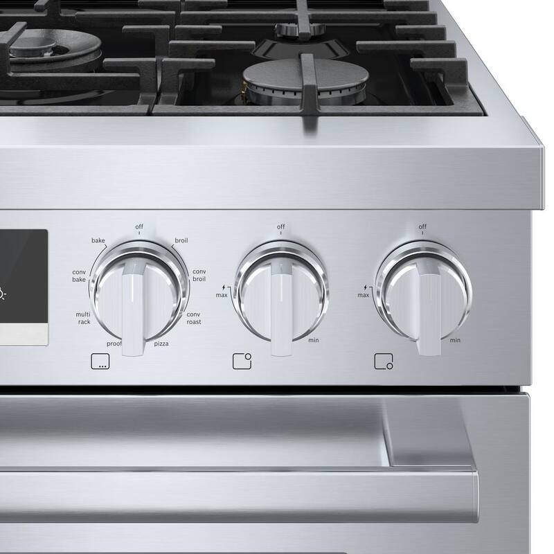 30 in. Dual Fuel Range with 5-Burners in Stainless Steel F1832
