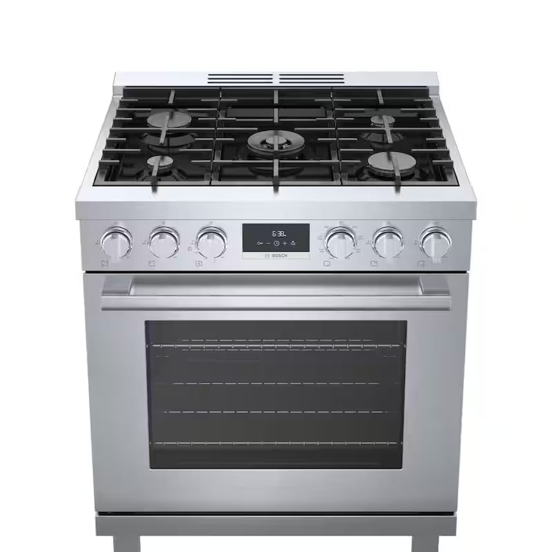30 in. Dual Fuel Range with 5-Burners in Stainless Steel F1832