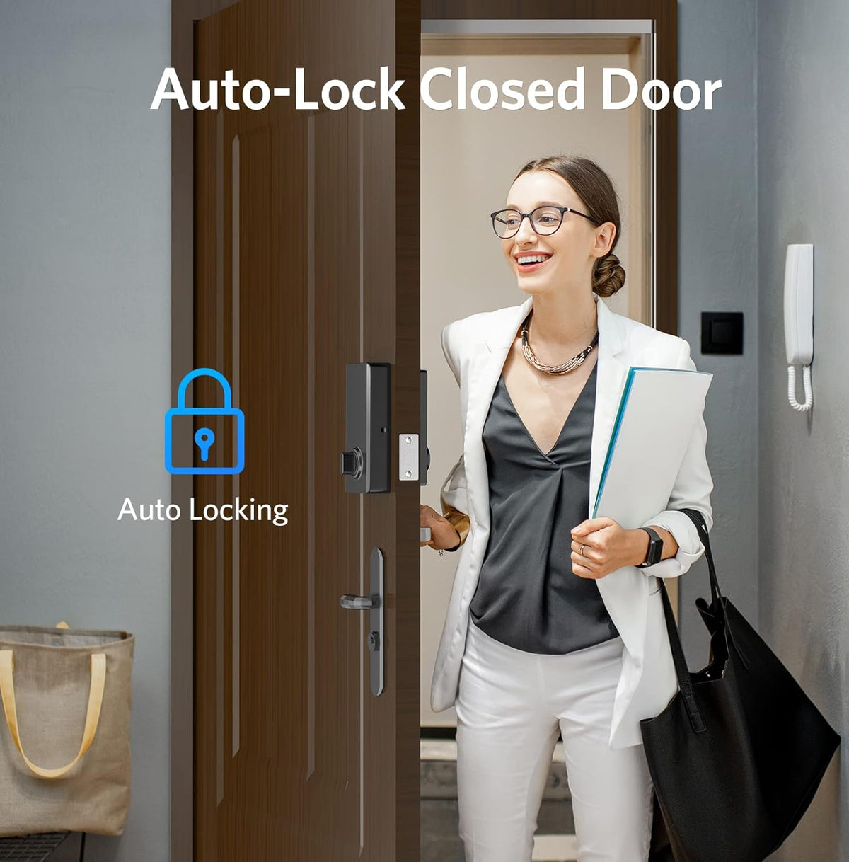 Keyless Entry Door Lock Smart Deadbolt with Bluetooth App Keypad S734