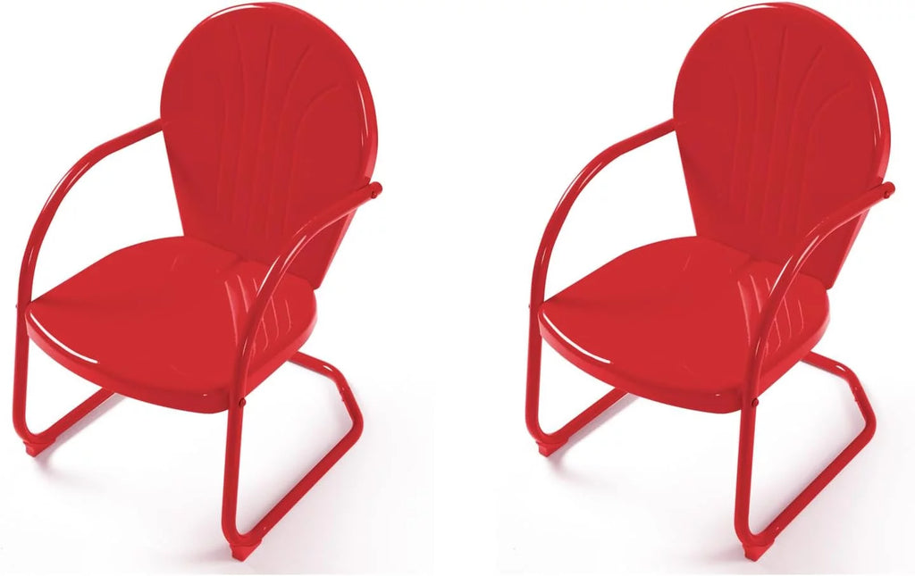 Set of 2 All Weather Metal Outdoor Chairs H4167