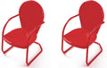 Set of 2 All Weather Metal Outdoor Chairs H4167