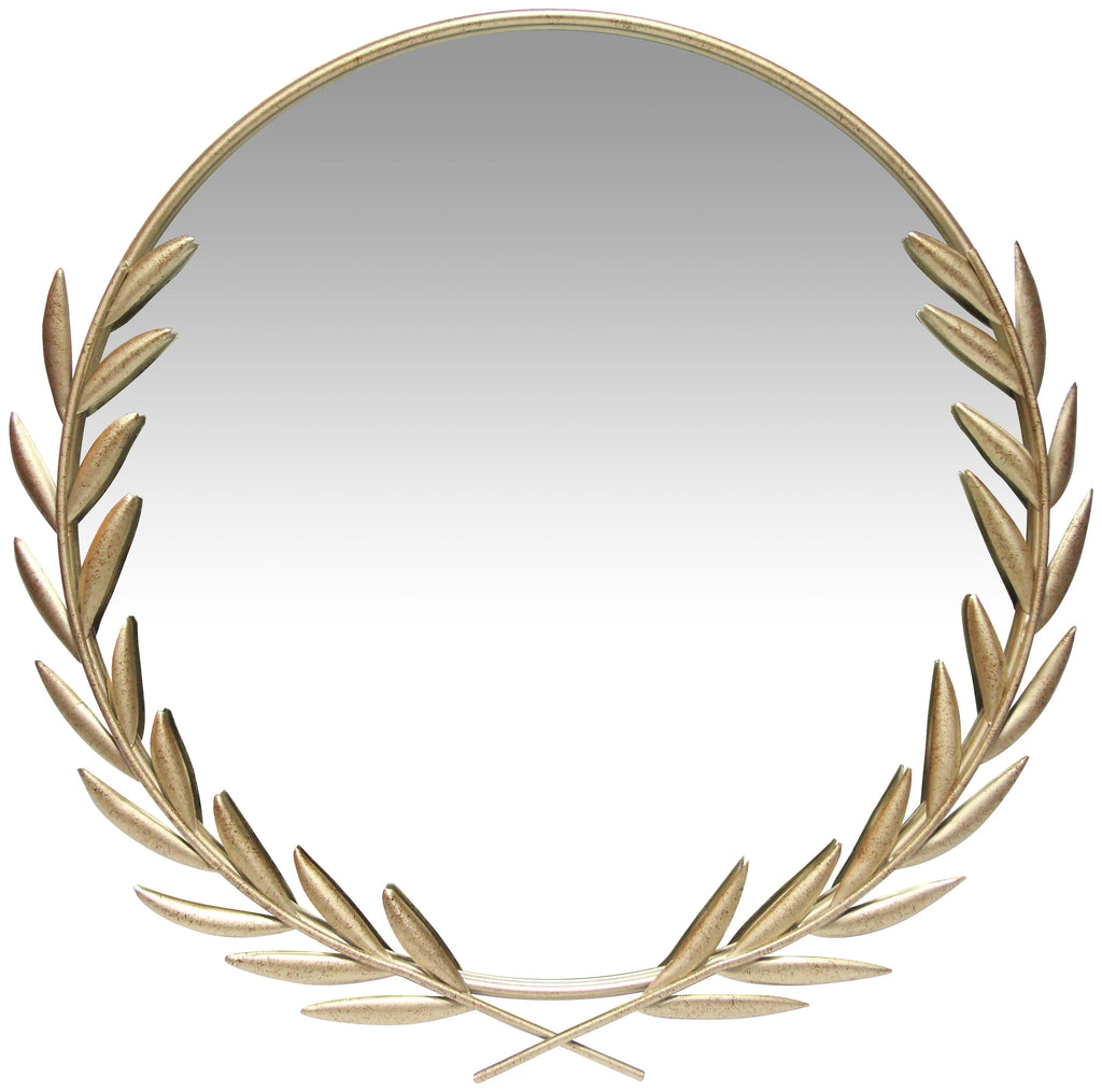 Gold Round Wall Mirror B8387