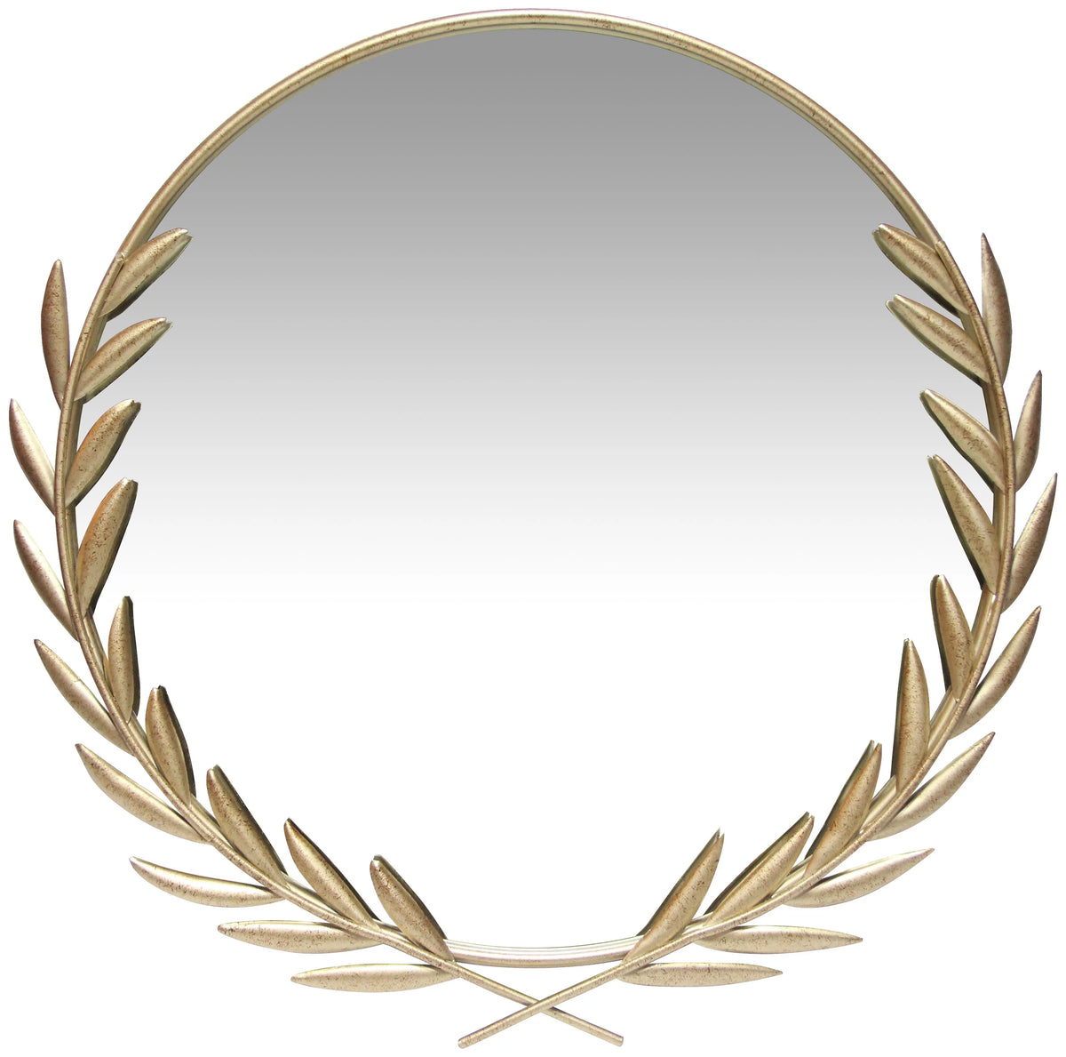 Gold Round Wall Mirror B8387