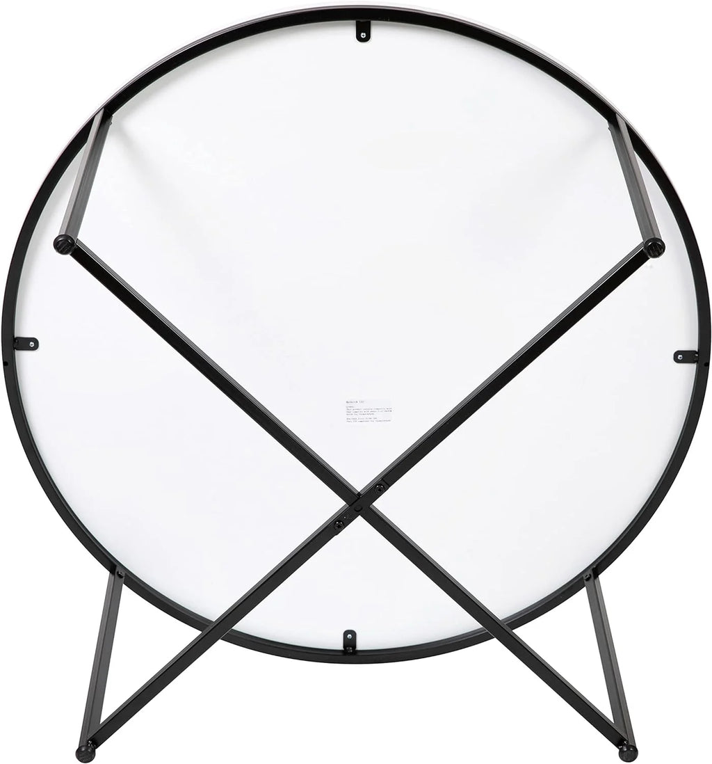 Modern Coffee Table with Black Metal Frame S2651