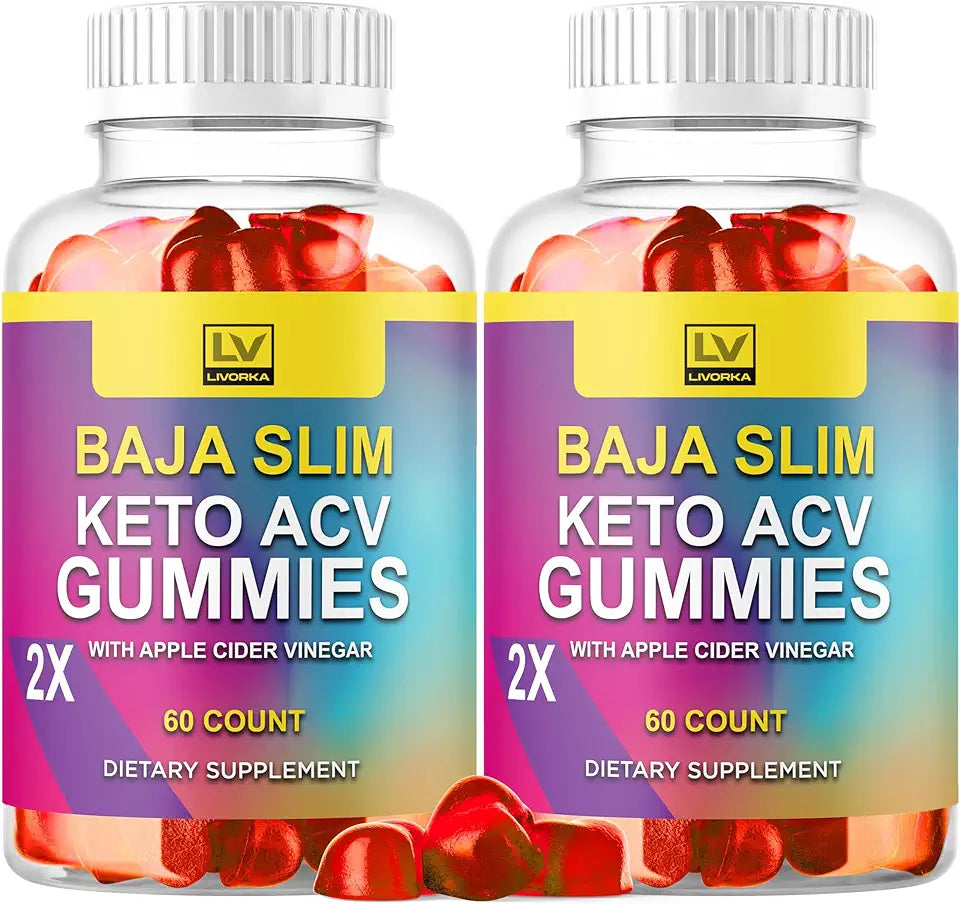 Keto Gummies Supplement 1050MG Apple Cider Vinegar 120 Gummies W9255