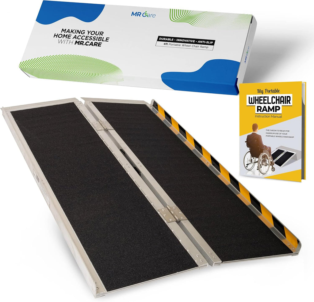 Portable Lightweight Foldable Wheelchair Ramp with Handle 6FT Z474705