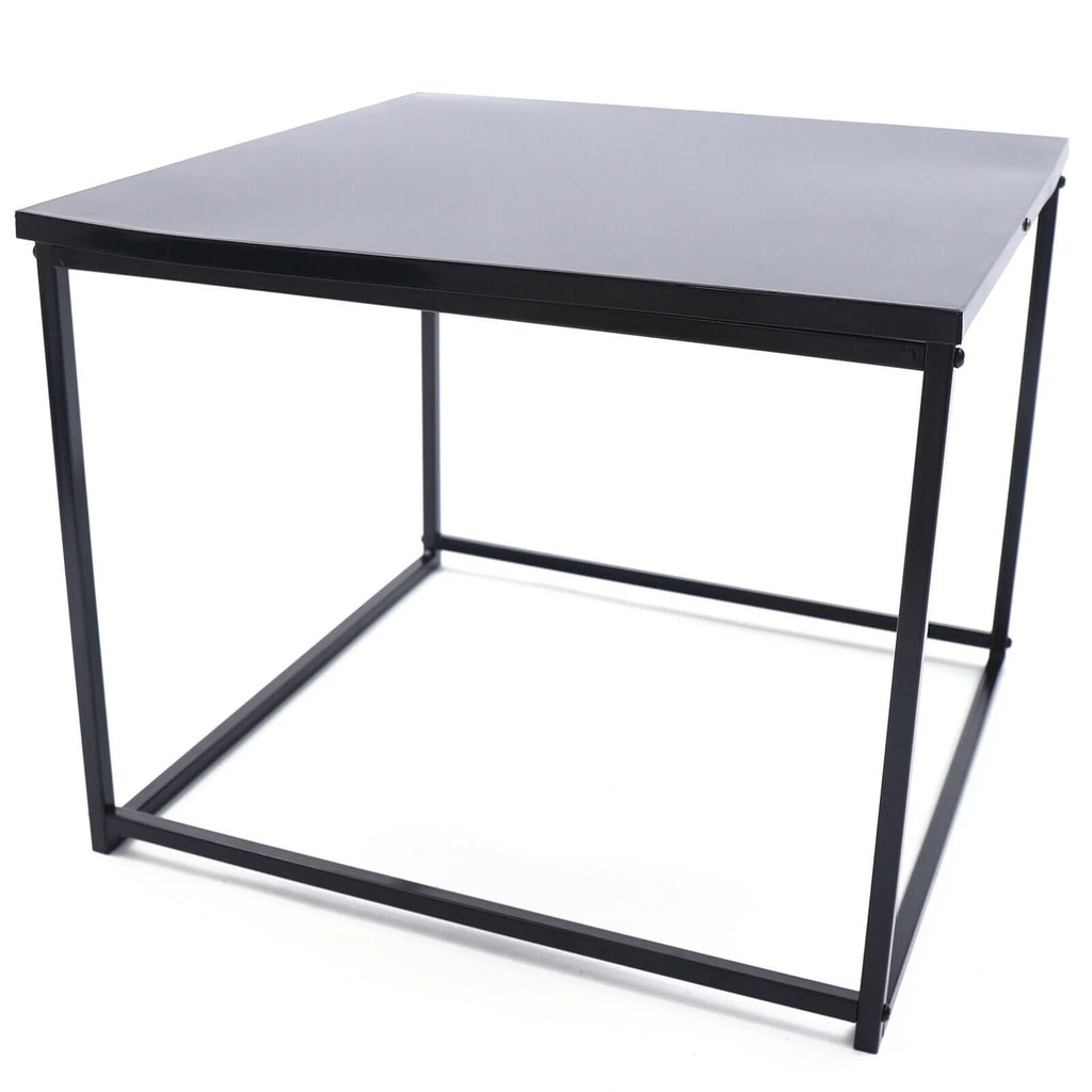 2pcs Black Metal Side Table G951294