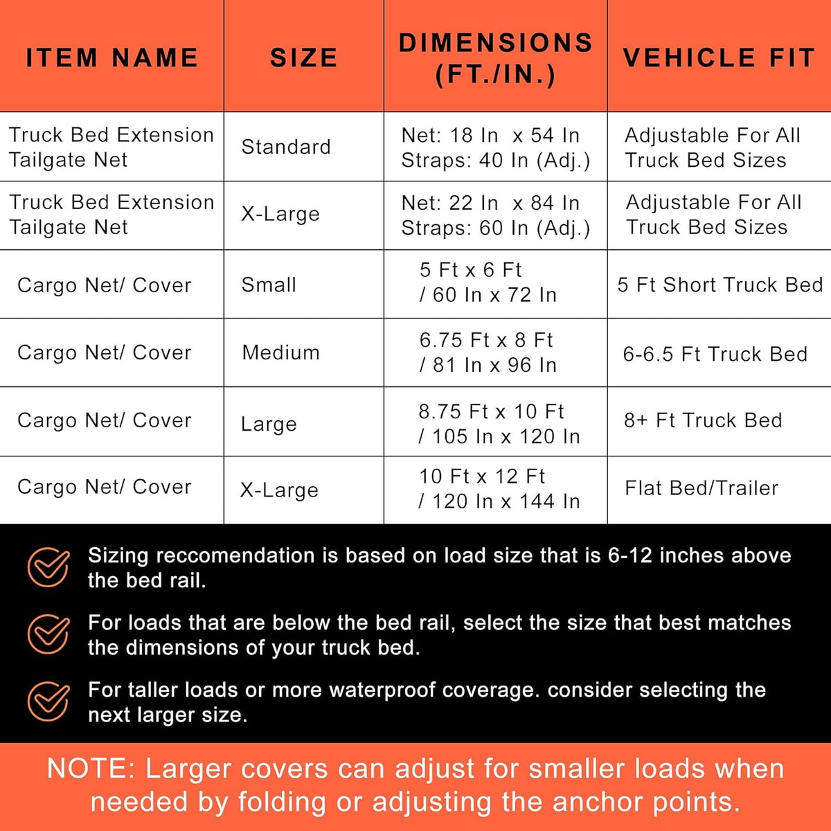 Heavy Duty Cargo Net 10' x 12' S941