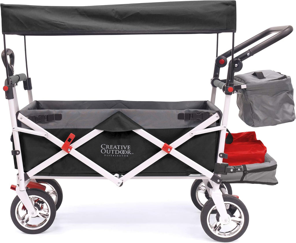 Collapsible Folding Wagon Cart Navy Blue F127