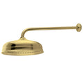 Brushed Brass Rain Shower Head W6550