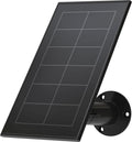 Solar Panel Charger Weather Resistant Adjustable Mount Black F32210