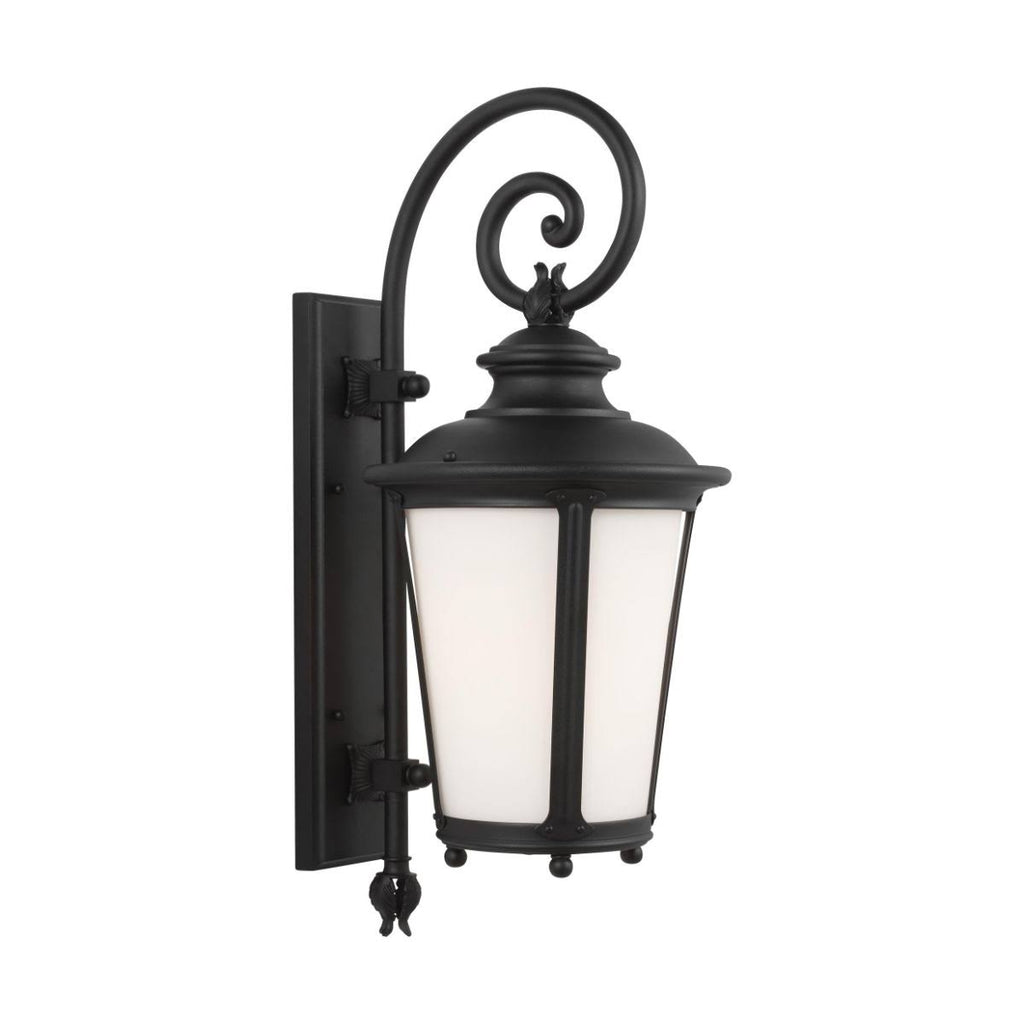 Black One Light Outdoor Wall Lantern D88626