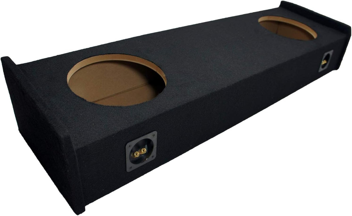 Compatible with Ford F-150 Super Cab Truck 1997-1999 Amplifier and Dual 10 Sub Box Enclosure F348372