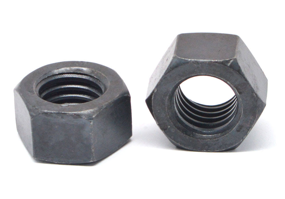 7/16x22-14 Grade 8 Hex Nut Medium Carbon Steel Black Oxide S543602
