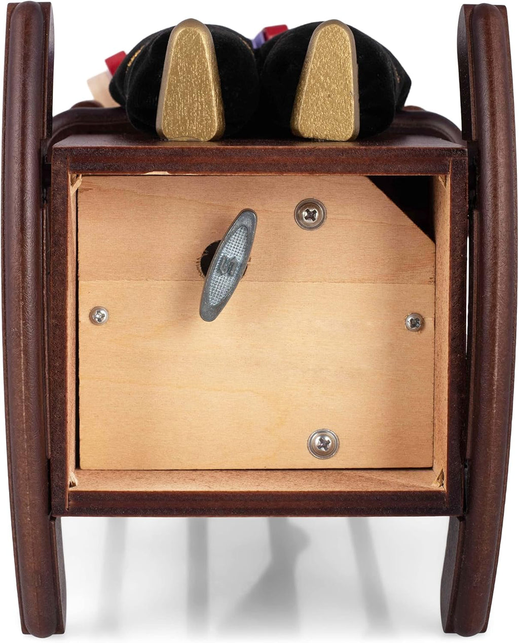Brown Rocking Chair Wood Musical Figurine G34189