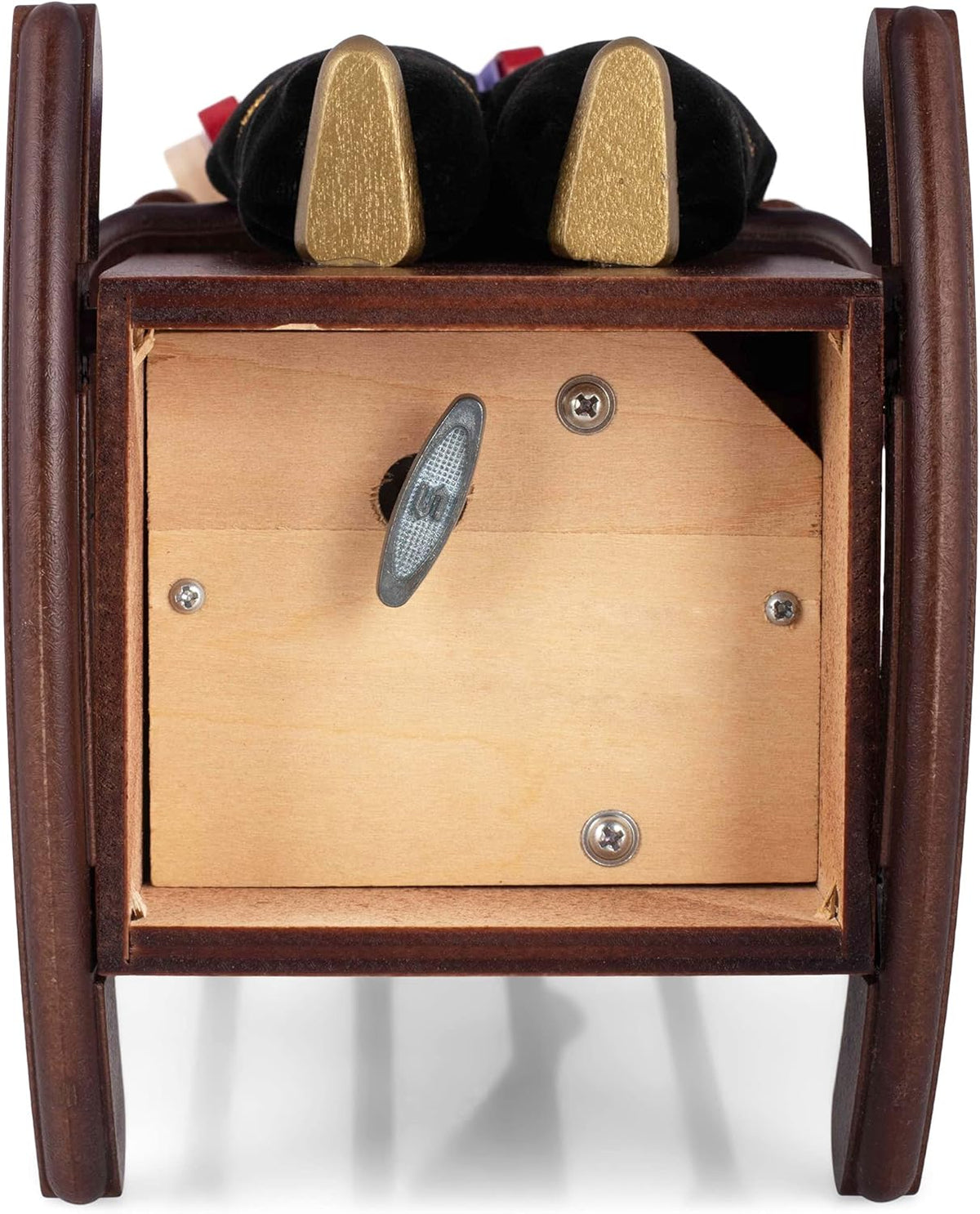 Brown Rocking Chair Wood Musical Figurine G34189