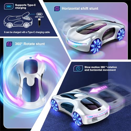 Remote Control Stunt Car with Light Spray & Sound U75589
