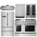 48 Propane Gas Range, Range Hood, Refrigerator, Dishwasher, Wine Cooler E86379