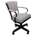 Black Swivel Metal Caster Chair U69602