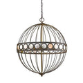 6-Light Globe Pendant Oil Rubbed Bronze P53596
