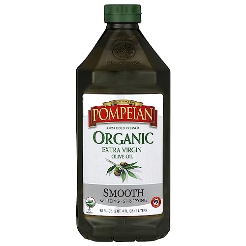 USDA Organic Smooth Extra Virgin Olive Oil, First Cold Pressed, 68 FL. OZ. Z82640