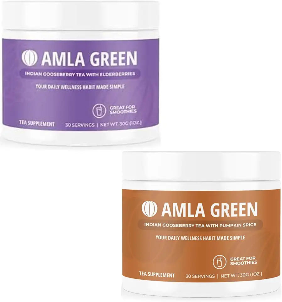 Organic Vegan Amla Powder & Green Tea Supplement S198