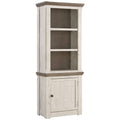 Wooden Right Pier Cabinet with 1 Door and 2 Shelves V36994