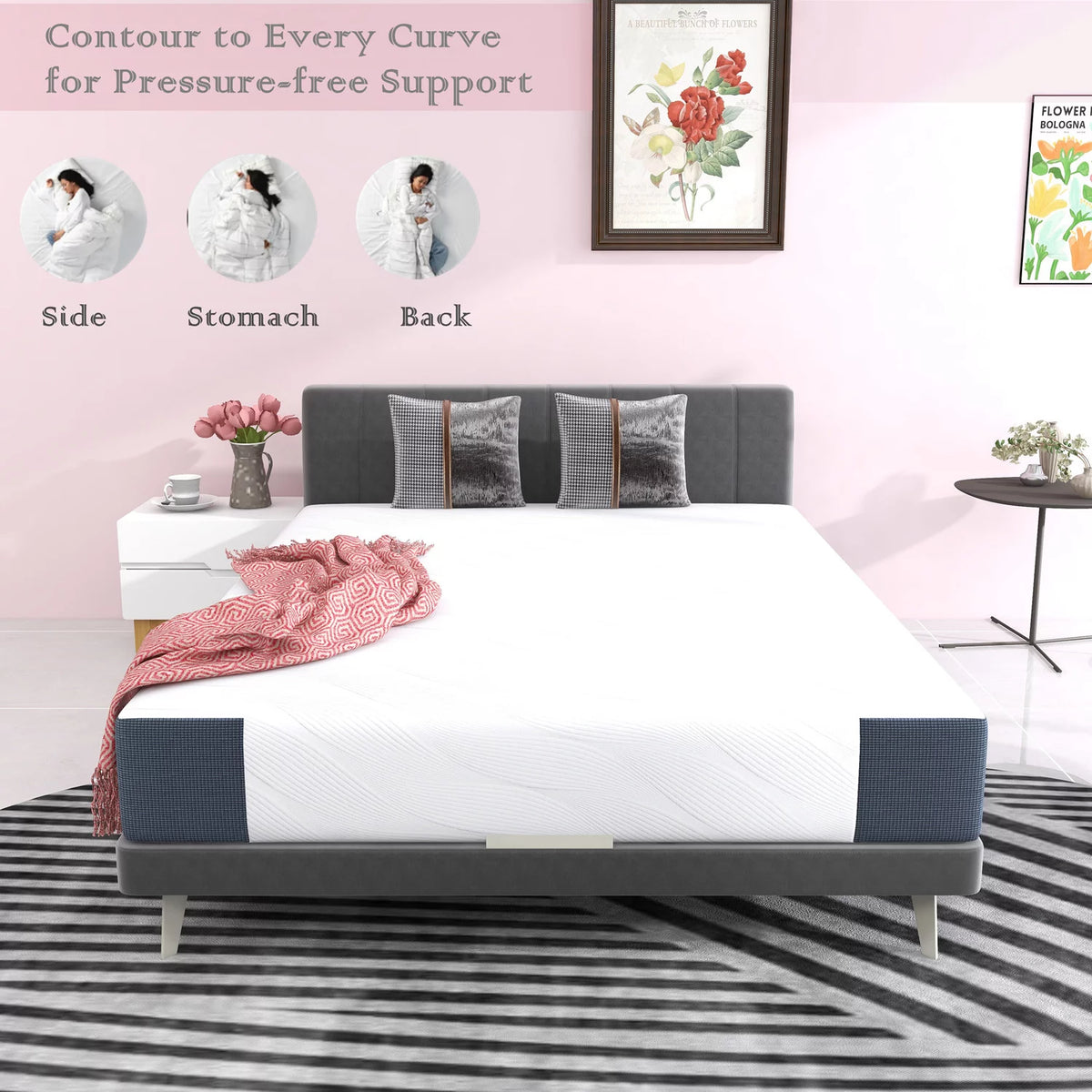 King Size Hybrid Memory Foam Mattress W720