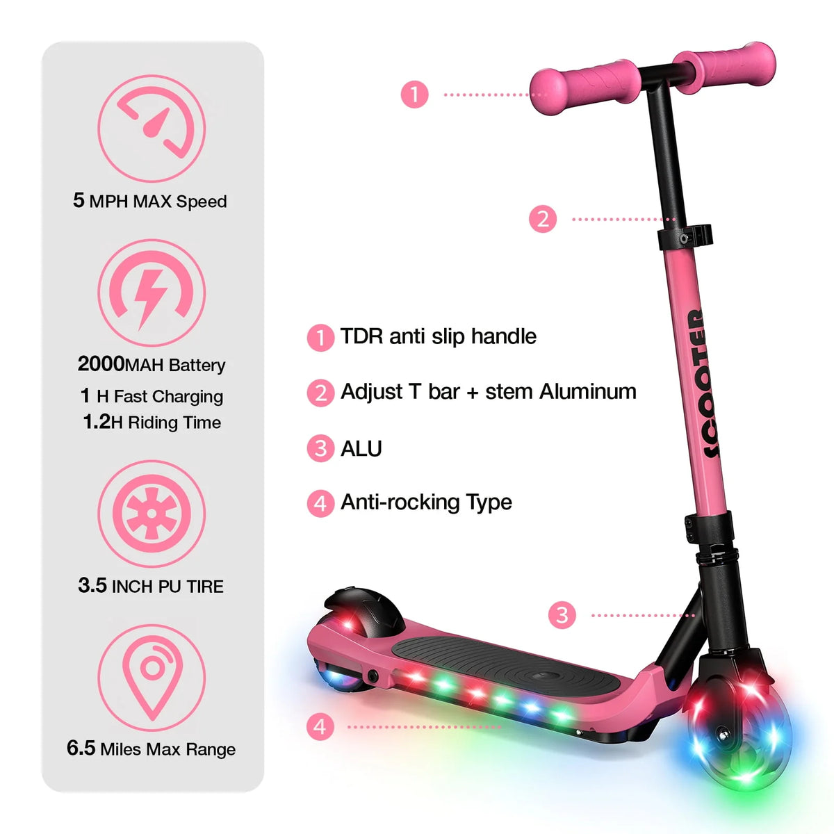 60W Electric Scooter for Kids X942