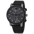 Black Fabric Chronograph Watch L6464