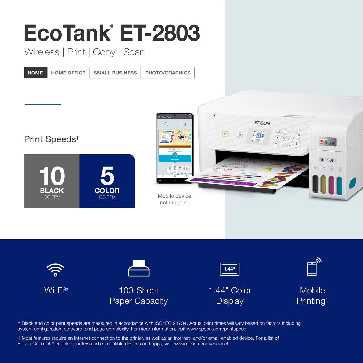 Wireless All-in-One Cartridge-Free Printer Z318