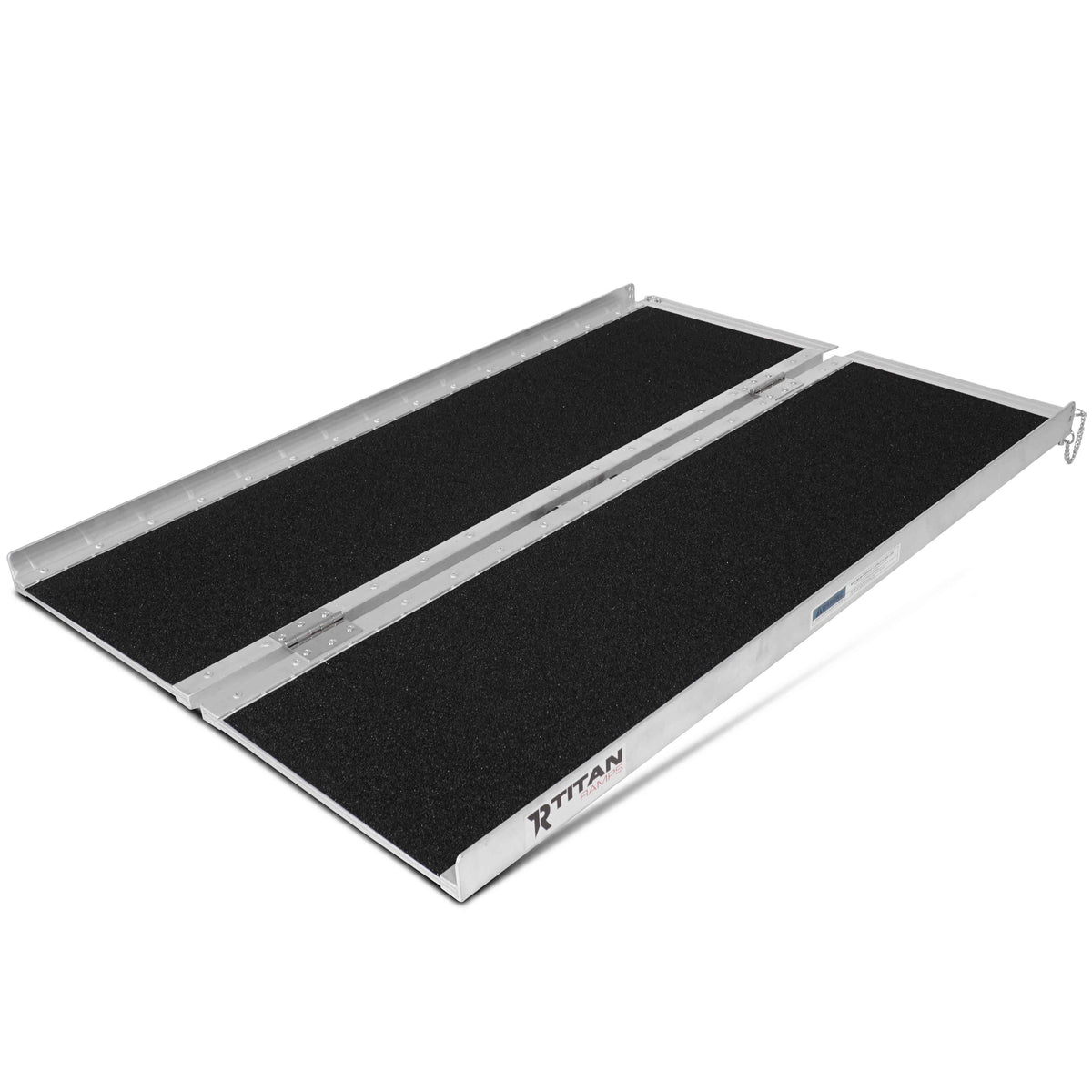 4 Ft x 30 x 22 Non-Skid Aluminum Folding Portable Ramp D56619